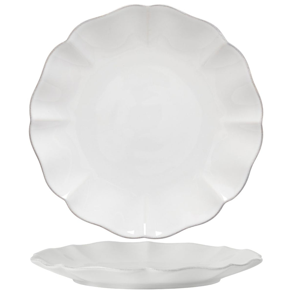 Costa Nova Geschirrset Rosa White 18-teilig / 6 Personen - 6 Speiseteller, 6 Frühstücksteller & 6 tiefe Teller