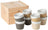 Costa Nova Kaffeetassen Grespresso Nature 190 ml - 8 Stück - Geschenkbox