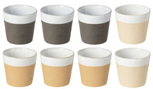 Costa Nova Kaffeetassen Grespresso Nature 190 ml - 8 Stück - Geschenkbox