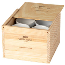 Costa Nova Kaffeetassen Grespresso Nature 190 ml - 8 Stück - Geschenkbox