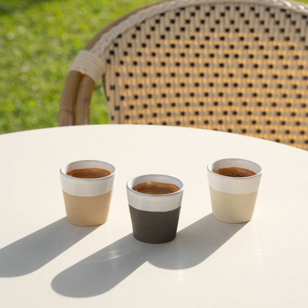 Costa Nova Kaffeetassen Grespresso Nature 190 ml - 3 Stück
