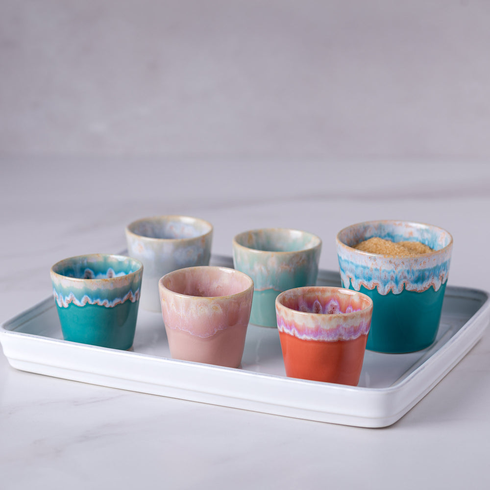 Costa Nova Espresso Tassen Grespresso Multicolor 80 ml - 40 Stück - Geschenkbox