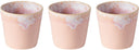 Costa Nova Kaffeetassen Grespresso Soft Pink 190 ml - 3 Stück