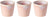 Costa Nova Kaffeetassen Grespresso Soft Pink 190 ml - 3 Stück