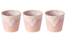 Costa Nova Espresso Tassen Grespresso Soft Pink 80 ml - 3 Stück