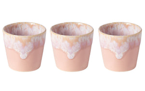 Costa Nova Espresso Tassen Grespresso Soft Pink 80 ml - 3 Stück