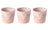 Costa Nova Espresso Tassen Grespresso Soft Pink 80 ml - 3 Stück