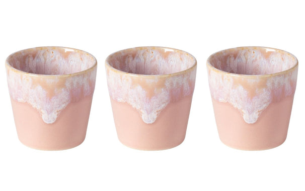 Costa Nova Espresso Tassen Grespresso Soft Pink 80 ml - 3 Stück