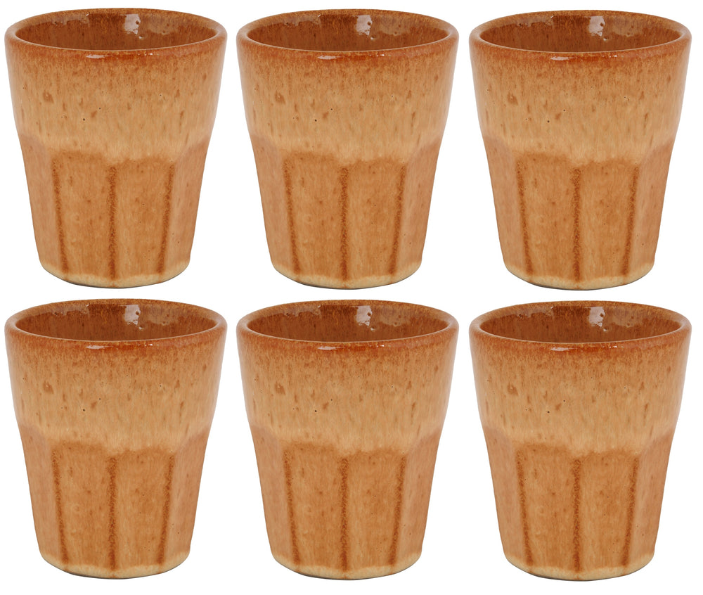Cosy & Trendy Cappuccino Becher Bistro Mustard Yellow 290 ml - 6 Stück