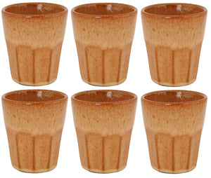 Cosy & Trendy Cappuccino Becher Bistro Mustard Yellow 290 ml - 6 Stück