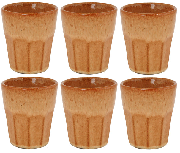 Cosy & Trendy Cappuccino Becher Bistro Mustard Yellow 290 ml - 6 Stück