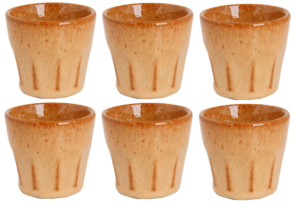 Cosy & Trendy Espresso Tassen Bistro Mustard Yellow 90 ml - 6 Stück