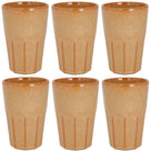 Cosy & Trendy Latte Macchiato Becher Bistro Mustard Yellow 450 ml - 6 Stück
