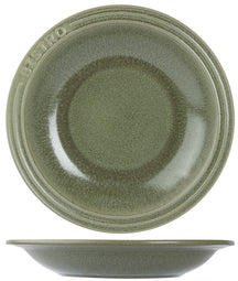 Cosy & Trendy Tiefe Teller / Pastateller Bistro Thyme Green ø 26 cm - 6 Stück