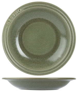Cosy & Trendy Tiefe Teller / Pastateller Bistro Thyme Green ø 26 cm - 6 Stück