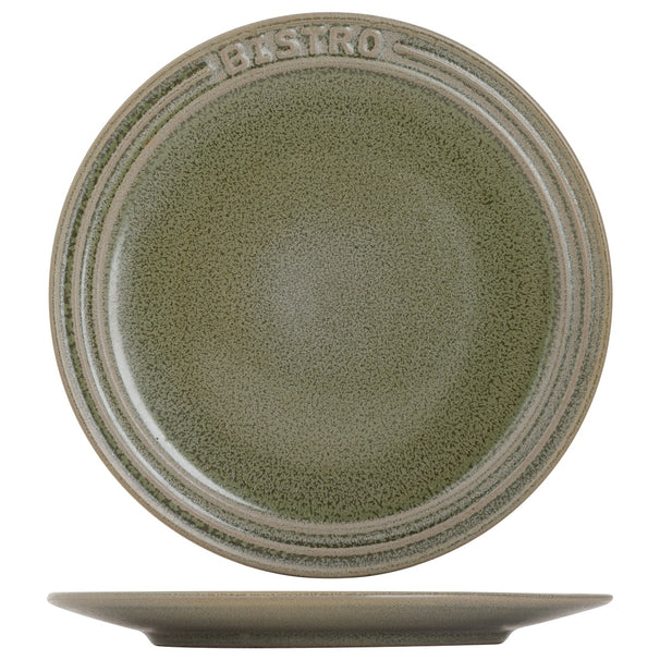 Cosy & Trendy Frühstücksteller / Dessertteller Bistro Thyme Green Ø 21 cm - 6 Stück
