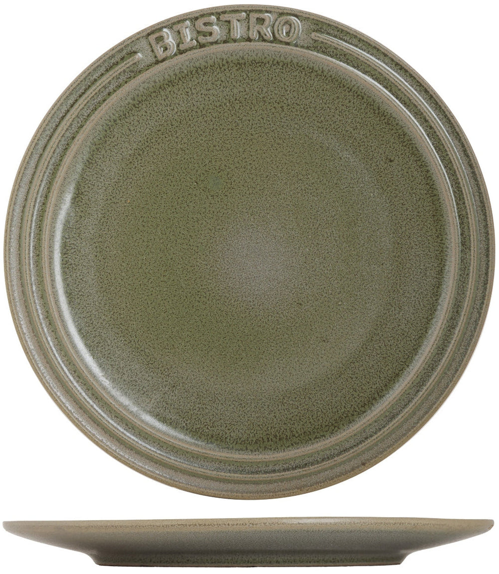 Cosy & Trendy Speiseteller Bistro Thyme Green ø 28 cm - 6 Stück
