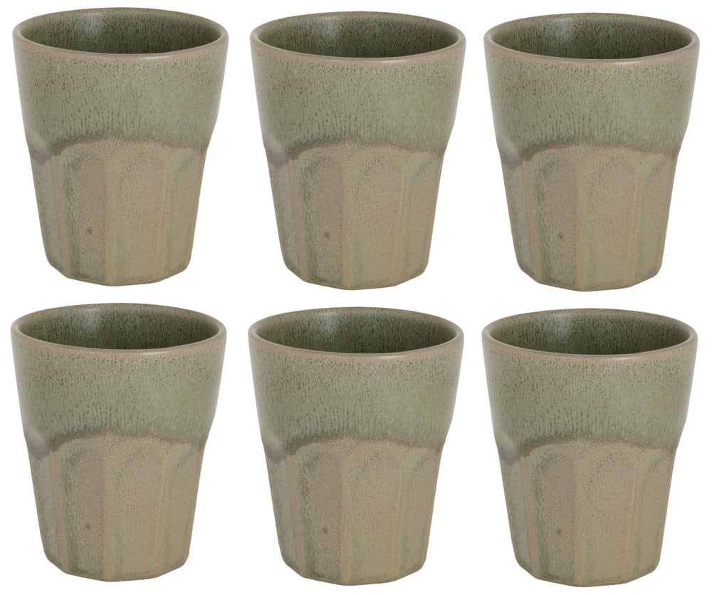 Cosy & Trendy Cappuccino Becher Bistro Thyme Green 290 ml - 6 Stück