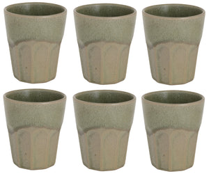 Cosy & Trendy Cappuccino Becher Bistro Thyme Green 290 ml - 6 Stück