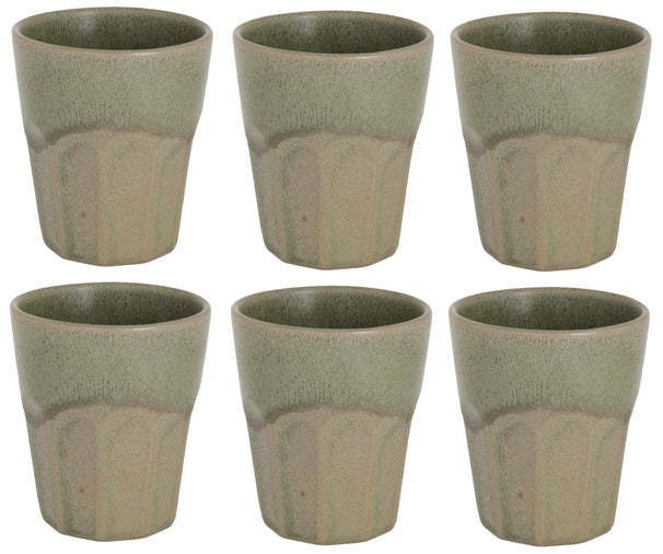 Cosy & Trendy Cappuccino Becher Bistro Thyme Green 290 ml - 6 Stück