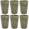 Cosy & Trendy Latte Macchiato Becher Bistro Thyme Green 450 ml - 6 Stück