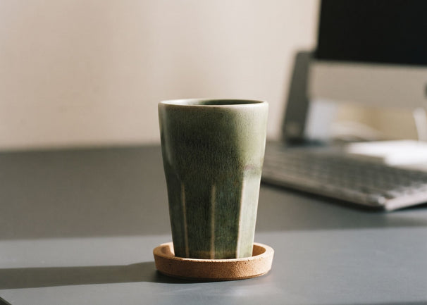 Cosy & Trendy Latte Macchiato Becher Bistro Thyme Green 450 ml - 6 Stück