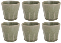 Cosy & Trendy Espresso Tassen Bistro Thyme Green 90 ml - 6 Stück