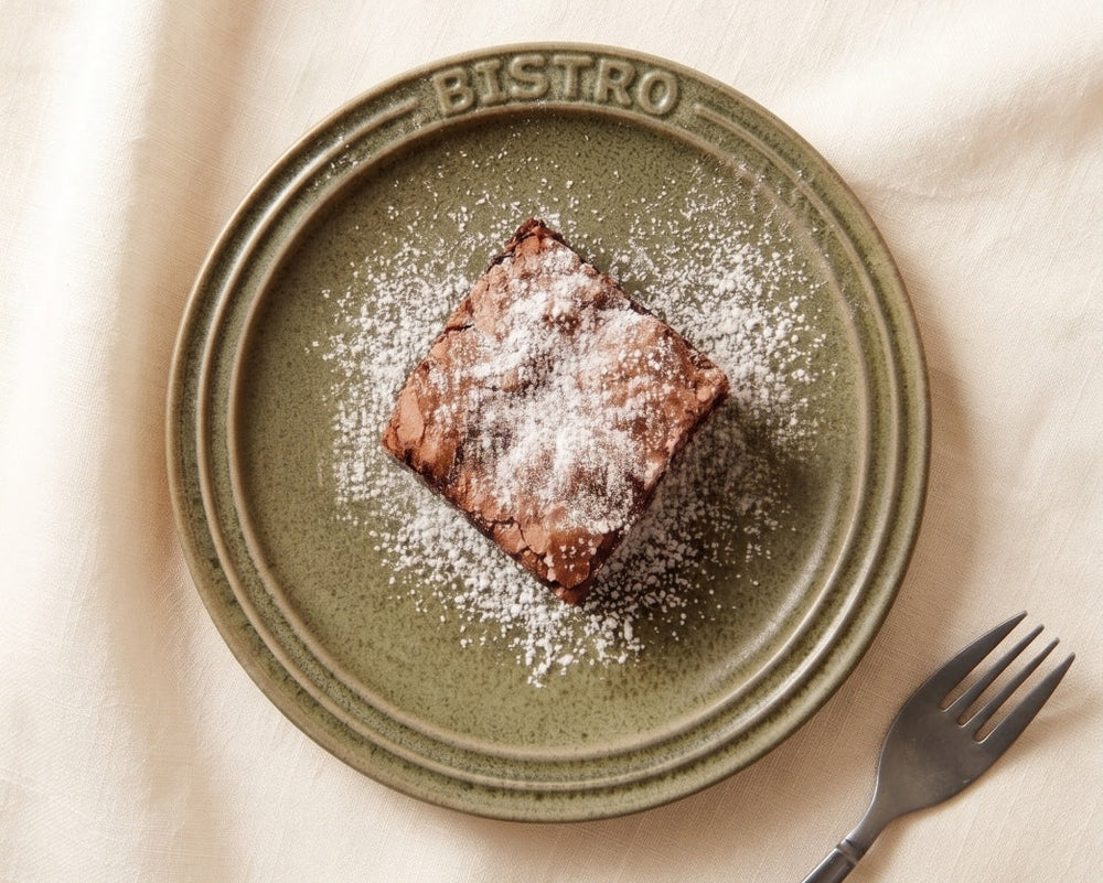 Cosy & Trendy Frühstücksteller / Dessertteller Bistro Thyme Green Ø 21 cm - 6 Stück