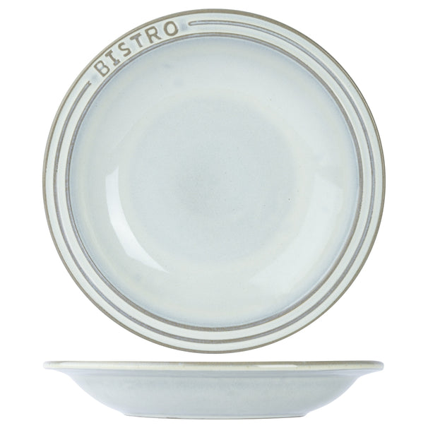 Cosy & Trendy Tiefe Teller / Pastateller Bistro Vintage White ø 26 cm - 6 Stück