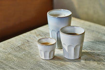 Cosy & Trendy Cappuccino Becher Bistro Vintage White 290 ml - 6 Stück