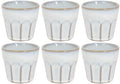 Cosy & Trendy Espresso Tassen Bistro Vintage White 90 ml - 6 Stück