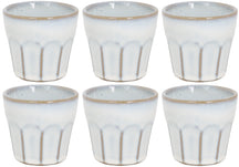 Cosy & Trendy Espresso Tassen Bistro Vintage White 90 ml - 6 Stück