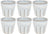 Cosy & Trendy Espresso Tassen Bistro Vintage White 90 ml - 6 Stück