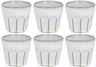 Cosy & Trendy Espresso Tassen Bistro Vintage White 90 ml - 6 Stück
