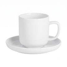 Cosy & Trendy Espressotassen und Untertassen Moon White 90 ml - 4 Stück