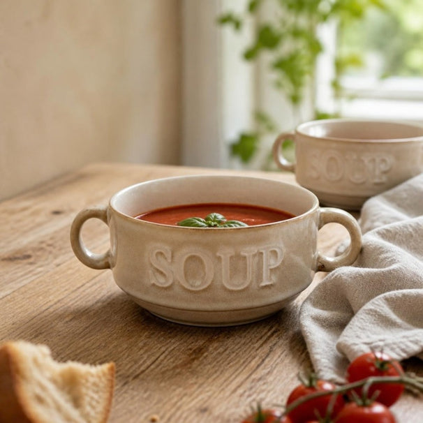 Cosy & Trendy Suppenschalen / Schalen Soup Creme ø 12 cm / 450 ml - 4 Stück