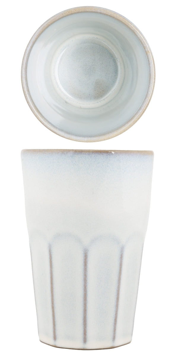 Cosy & Trendy Latte Macchiato Becher Bistro Vintage White 450 ml - 6 Stück