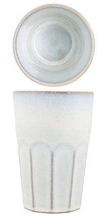 Cosy & Trendy Latte Macchiato Becher Bistro Vintage White 450 ml - 6 Stück