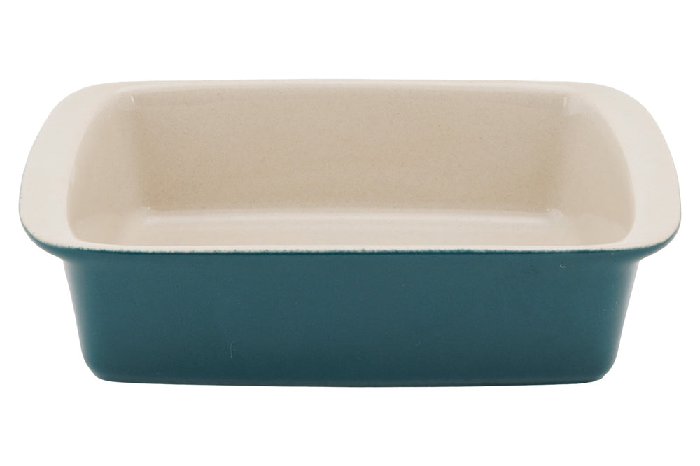 Cosy & Trendy Kleine Auflaufform / Servierschale aus Steingut Fontestic Green Heron - 16 x 10 x 3,5 cm / 350 ml