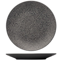 Cosy & Trendy Geschirrset Candy Schwarz - 18-teilig / 6 Personen - 6 Speiseteller, 6 Frühstücksteller und 6 Schalen