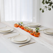 Cosy & Trendy Frühstücksteller / Dessertteller Moon White ø 19 cm - 4 Stück