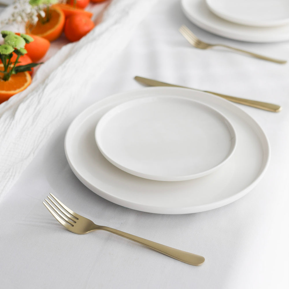 Cosy & Trendy Frühstücksteller / Dessertteller Moon White ø 19 cm - 4 Stück