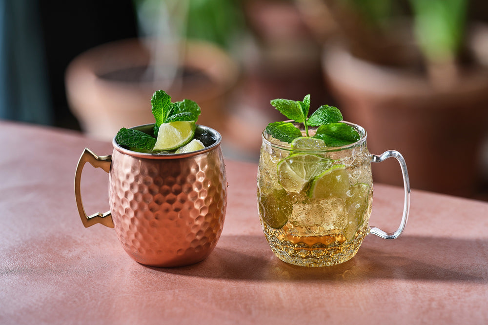 Cosy & Trendy Moscow Mule Cocktailgläser - Borosilikatglas - 450 ml - 6 Stück