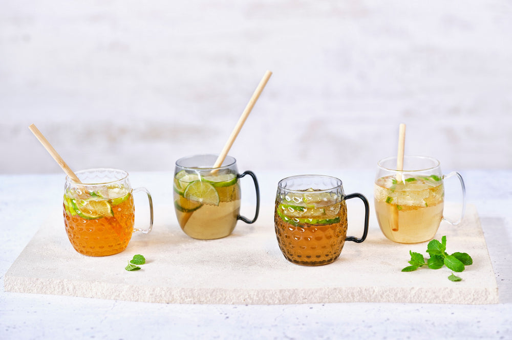 Cosy & Trendy Moscow Mule Cocktailgläser - Borosilikatglas - 450 ml - 6 Stück