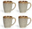 Cosy & Trendy Becher Astera Pearl Beige - 350 ml - 4 Stücken