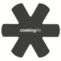 Cookinglife Pfannenbeschützer Anthrazit ø 38 cm - 2 Stück