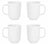 Cosy & Trendy Becher Moon White 290 ml - 4 Stück