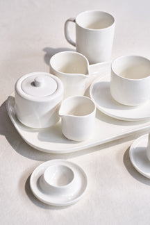 Cosy & Trendy Geschirrset Moon White 12-teilig / 4 Personen - 4 Dinner-Teller, 4 Frühstücksteller und 4 Schalen