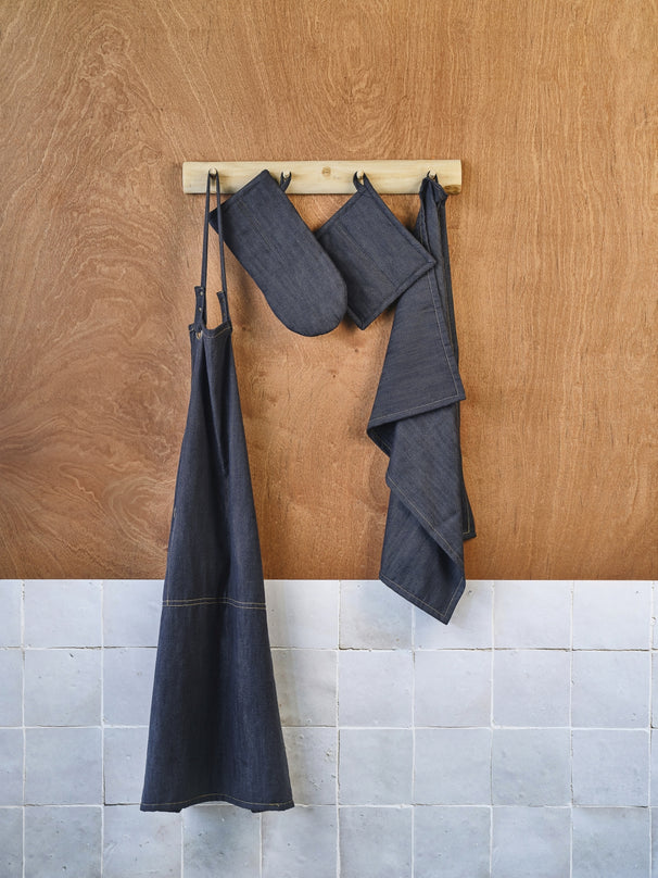 Cosy & Trendy Geschirrtücher D'nim Dunkelblau 50 x 70 cm - 3-teilig
