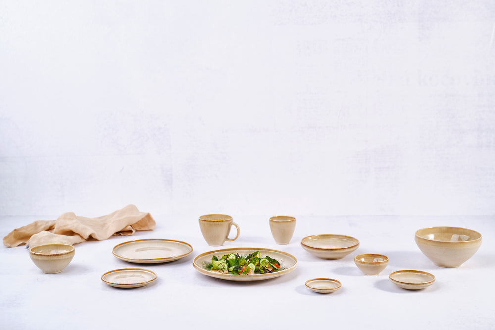 Cosy & Trendy Dessertteller / Frühstücksteller Conico Sand ø 22,5 cm